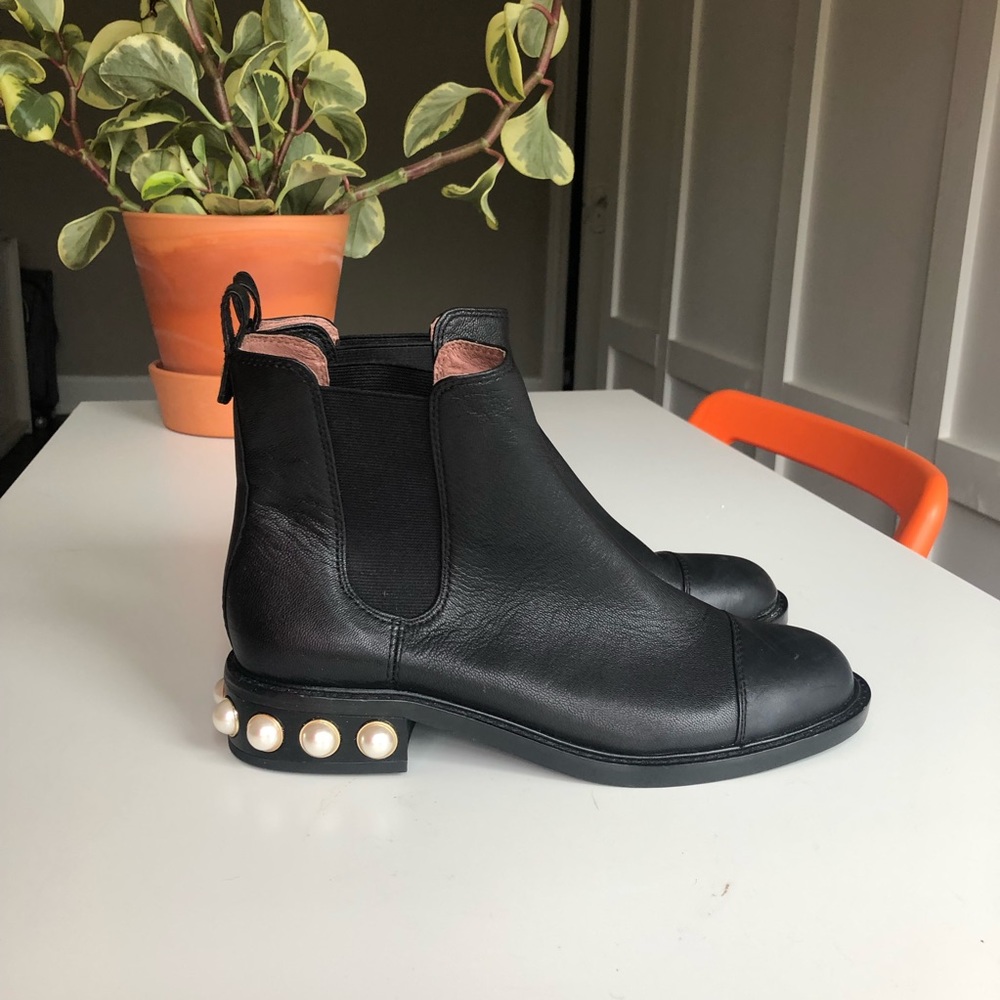 Louise et Cie Pearl Black Booties